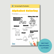 Instant Download_ABC Coloring Pages