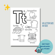 Instant Download_Alphabet Coloring Pages