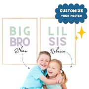Digital - Custom Siblinghood Poster - Set of 3