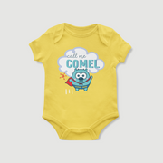 "Hello Comel" Unisex Baby Rompers, Set of 3* - bababaa